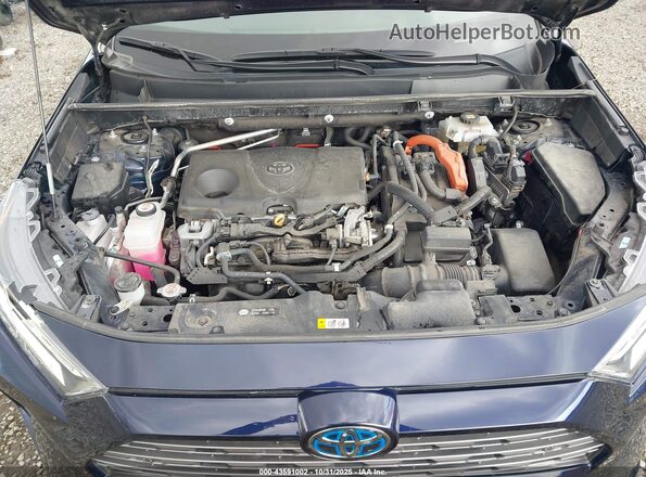 4T3E6RFV6MU056182 2021 TOYOTA RAV4 HYBRID Navy Вид ззаду