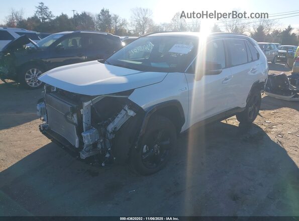 4T3E6RFV8MU064364 2021 TOYOTA RAV4 HYBRID White Front left