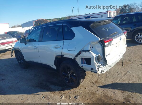 4T3E6RFV8MU064364 2021 TOYOTA RAV4 HYBRID White Rear left