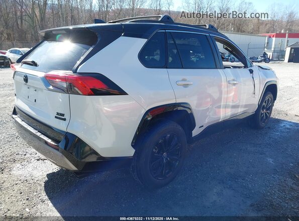 4T3E6RFV8NU072062 2022 TOYOTA RAV4 HYBRID White Հետևի աջ