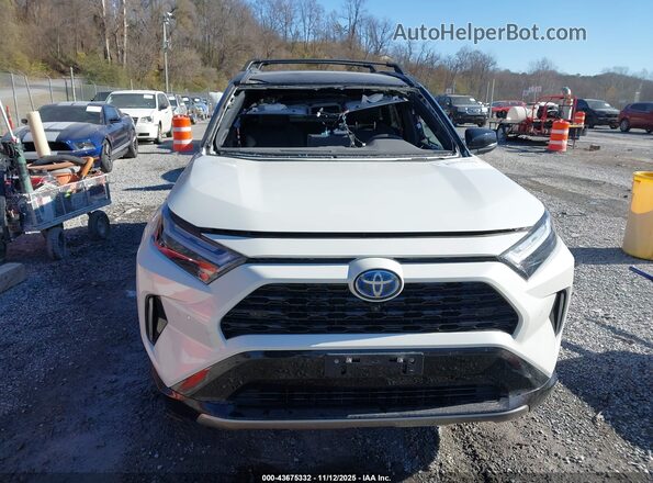 4T3E6RFV8NU072062 2022 TOYOTA RAV4 HYBRID White Սարքավորումների վահանակի տեսք