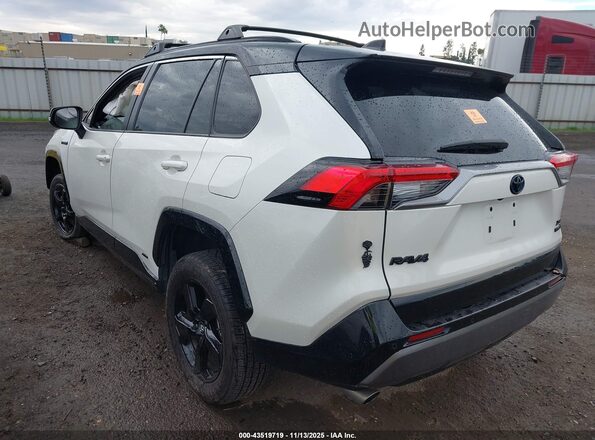 4T3E6RFV9MU027176 2021 TOYOTA RAV4 HYBRID White უკანა მარცხენა