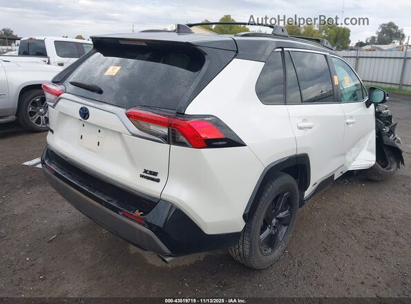 4T3E6RFV9MU027176 2021 TOYOTA RAV4 HYBRID White უკანა მარჯვენა