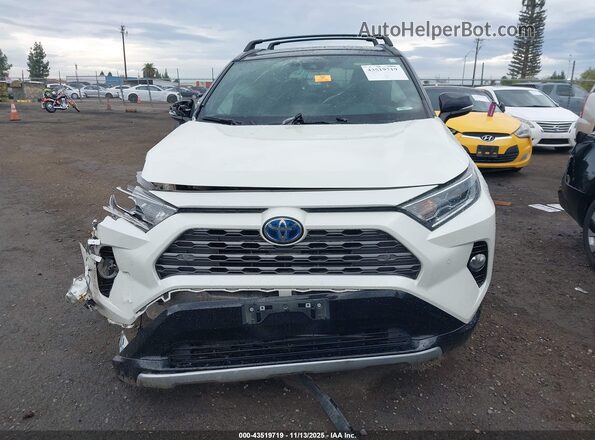 4T3E6RFV9MU027176 2021 TOYOTA RAV4 HYBRID White უკანა სალონის ხედი