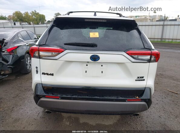 4T3E6RFV9MU027176 2021 TOYOTA RAV4 HYBRID White 