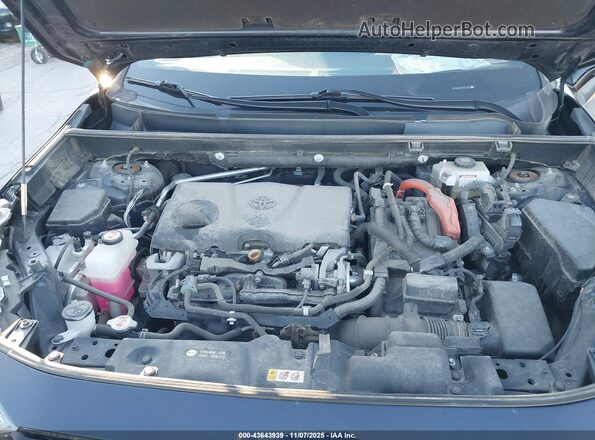 4T3E6RFV9MU027422 2021 TOYOTA RAV4 HYBRID Blue Вид ззаду