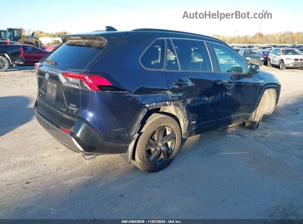4T3E6RFV9MU027422 2021 TOYOTA RAV4 HYBRID Blue Задня права чверть
