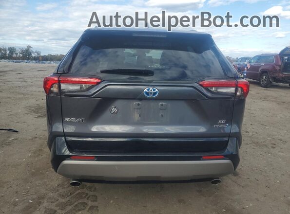 4T3T6RFV2NU083405 2022 TOYOTA RAV4 Gray Вид ззаду