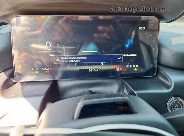 4W5XHPRL9RZ515233 2024 ACURA ZDX Red Widok zestawu wskaźników