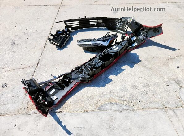 4W5XHPRL9RZ515233 2024 ACURA ZDX Red Widok naklejki z numerem VIN
