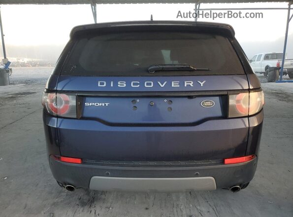 SALCP2BG5GH547302 2016 LAND ROVER DISCOVERY Blue Front interior view