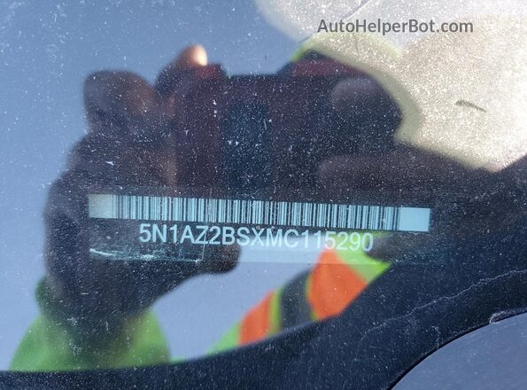 5N1AZ2BSXMC115290 2021 NISSAN MURANO Charcoal Widok wnętrza 360 stopni