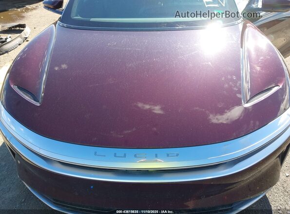 50EA1TEA1PA005275 2023 LUCID AIR Maroon Widok z tyłu