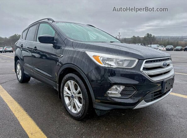 1FMCU9GD0JUA75530 2018 FORD ESCAPE Black Rear left