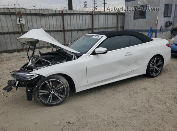 WBA23AT03NCJ90980 2022 BMW 4 SERIES White უკანა მარცხენა