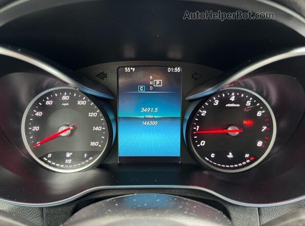 WDC0G8DB1LF701082 2020 MERCEDES-BENZ GLC-CLASS Black ხელსაწყოთა პანელის ხედი