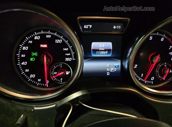 4JGDA5JB6JB010058 2018 MERCEDES-BENZ GLE-CLASS White Սարքավորումների վահանակի տեսք