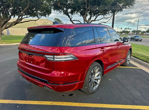 5LM5J6WC4SGL07956 2025 LINCOLN AVIATOR Burgundy Vista frontal