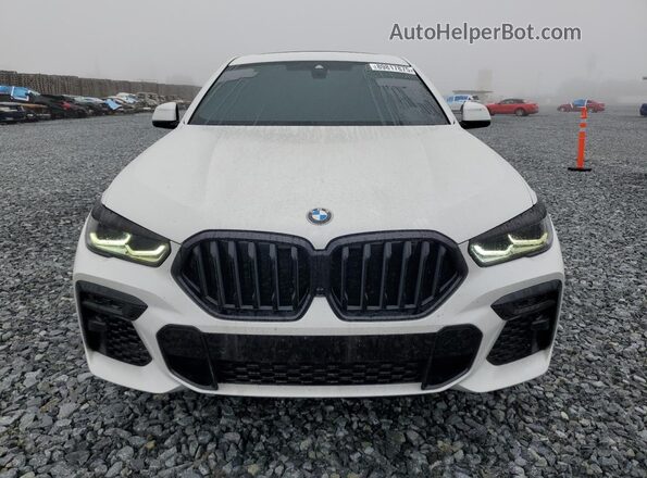 5UXCY6C00N9J28423 2022 BMW X6 White 