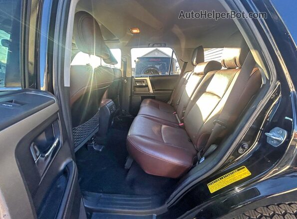 JTEBU5JR6L5769631 2020 TOYOTA 4RUNNER Black Rear seats view