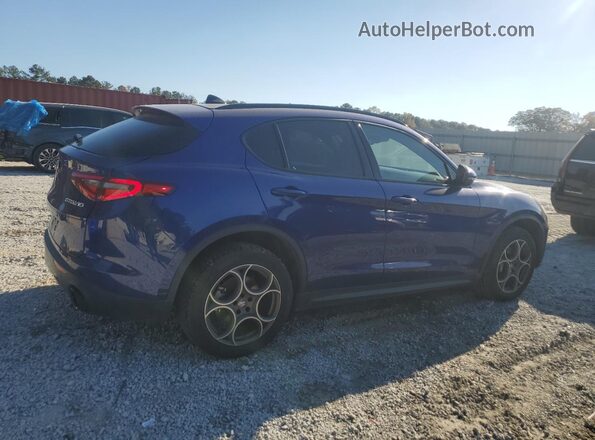 ZASPAJAN0N7D39195 2022 ALFA ROMEO STELVIO Blue Front right