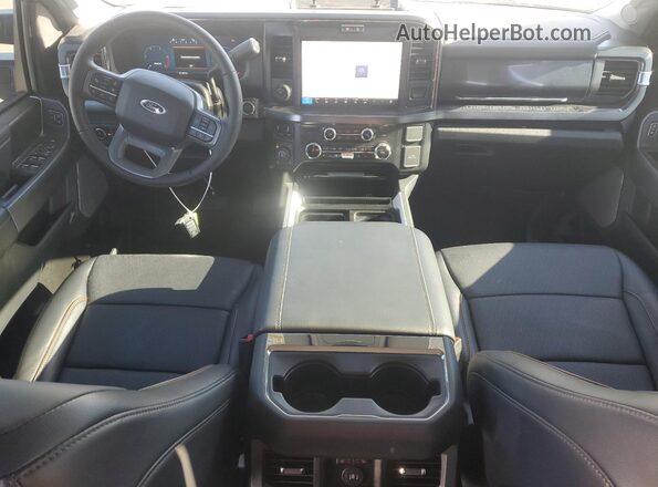 1FT8W2BM9SEC58861 2025 FORD F250 White Widok zestawu wskaźników