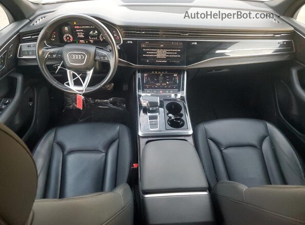 WA1AJAF76MD037333 2021 AUDI Q7 Silver ხელსაწყოთა პანელის ხედი