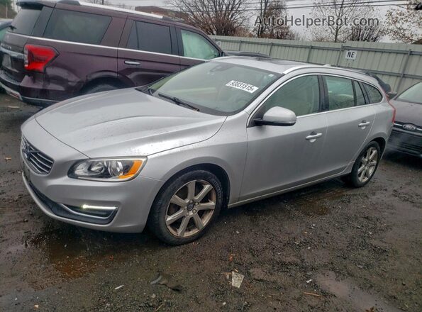 YV140MEK5G1301414 2016 VOLVO V60 Silver Trasero izquierdo