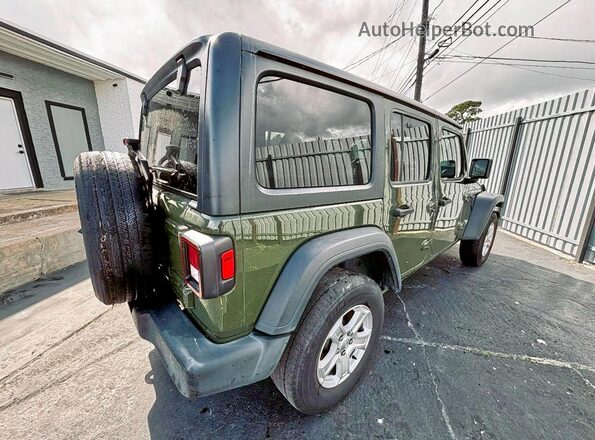 1C4HJXDN0LW337901 2020 JEEP WRANGLER Green Դիմացի տեսք