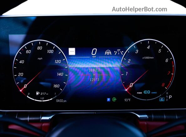 W1K6G7GB1NA142175 2022 MERCEDES-BENZ S Белый Вид щитка приборов