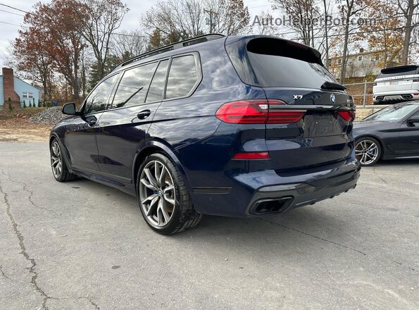 5UXCX6C08L9B32979 2020 BMW X7 Blue Rear right