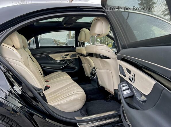 WDDUG8CB7HA329699 2017 MERCEDES-BENZ S Black Вид салону спереду