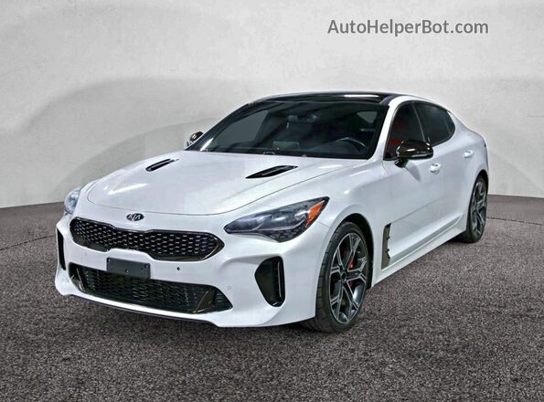 KNAE45LC3J6031896 2018 KIA STINGER White 
