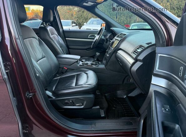 1FM5K8D85JGB14370 2018 FORD FORD EXPLORER Бордовый Вид сзади