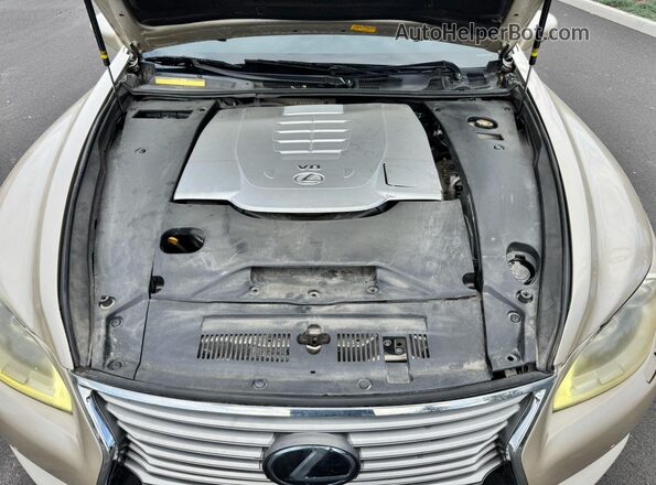 JTHBL5EF2H5143975 2017 LEXUS LS Gold Dashboard view