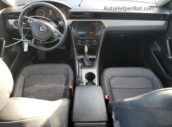 1VWSA7A35NC008458 2022 VOLKSWAGEN PASSAT Blue ხელსაწყოთა პანელის ხედი