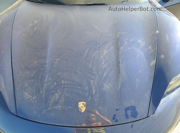 WP0AC2Y10LSA71456 2020 PORSCHE TAYCAN Blue Вид підкапотного простору