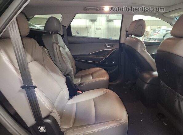 KM8SRDHF9GU141064 2016 HYUNDAI SANTA FE Black Widok komory silnika