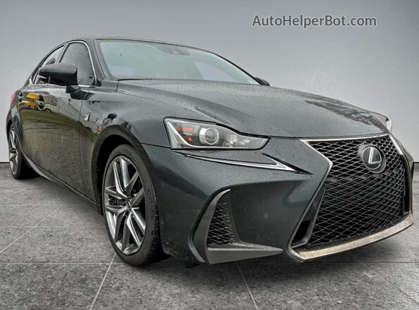 JTHC81D22K5035098 2019 LEXUS IS Black Trasero izquierdo