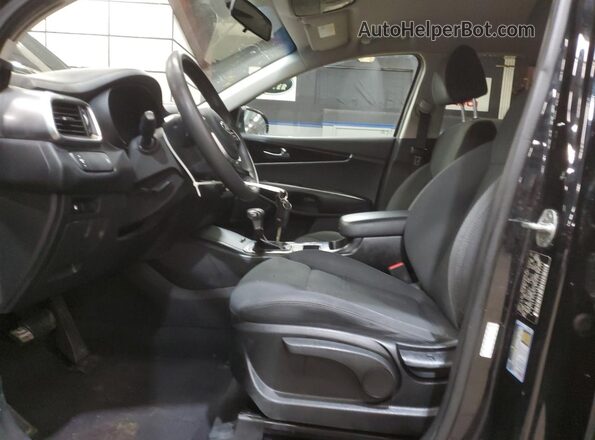 5XYPG4A37KG585344 2019 KIA SORENTO Black 