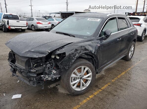 WA1DECF32R1056741 2024 AUDI Q3 Black უკანა მარცხენა