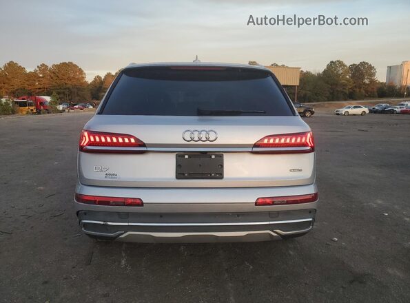 WA1AJAF76MD037333 2021 AUDI Q7 Silver წინა სალონის ხედი