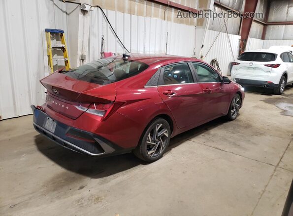 KMHLS4DG3RU787579 2024 HYUNDAI ELANTRA Burgundy Rear right