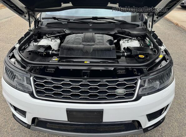 SALWR2RVXKA839444 2019 LAND ROVER RANGE ROVER White უკანა სავარძლების ხედი