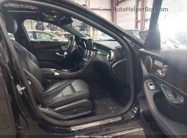 55SWF4HB0JU256811 2018 MERCEDES-BENZ C 350E Black Սալոնի դիմացի տեսք