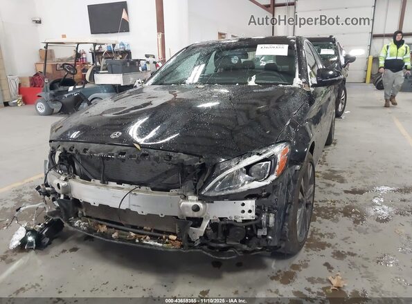 55SWF4HB0JU256811 2018 MERCEDES-BENZ C 350E Black Սալոնի հետևի տեսք