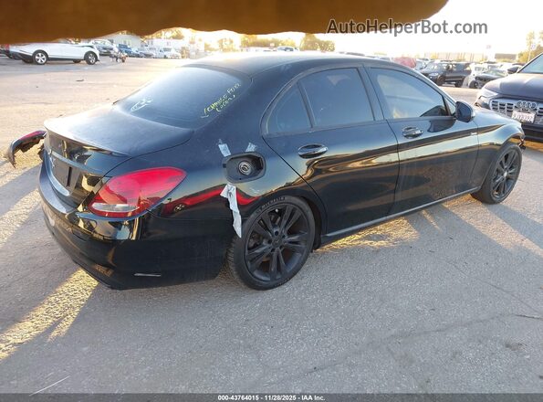 55SWF4HB5GU164604 2016 MERCEDES-BENZ C 350E Black Trasero derecho