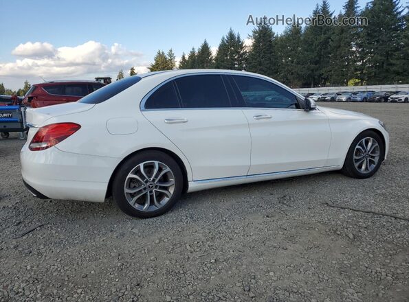 55SWF4JB3JU266100 2018 MERCEDES-BENZ C White 