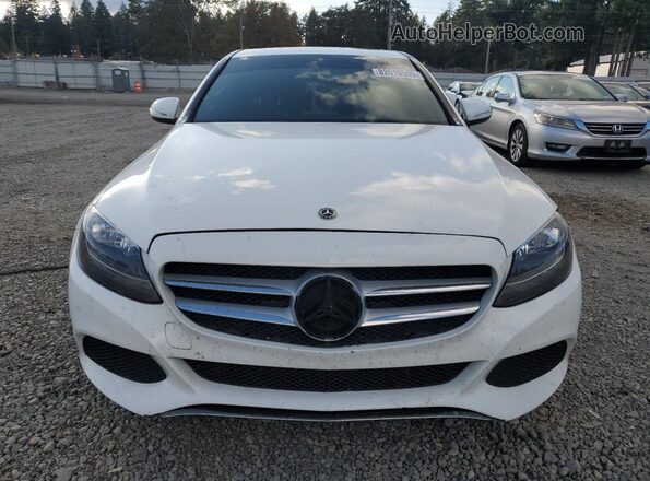 55SWF4JB3JU266100 2018 MERCEDES-BENZ C White 