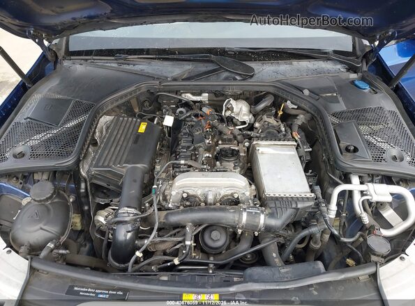 55SWF4JB5JU245457 2018 MERCEDES-BENZ C-CLASS Dark Blue უკანა ხედი